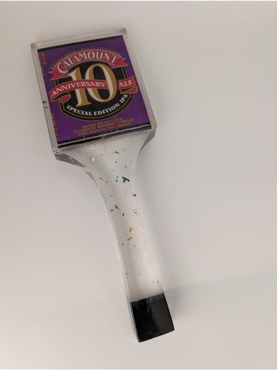 Catamount Other - Catamount Tap Handle Clear Confetti 10th Anniversary Special Edition RARE